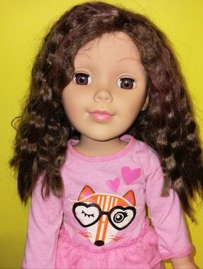 Paradise horse Doll 18in  Pink Dress